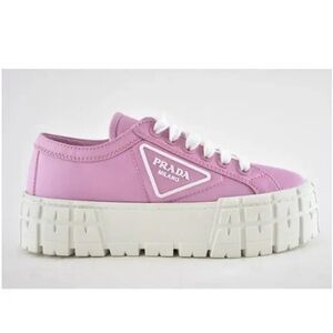 Prada AUTHENTIC Pink and White Women's Sneakers